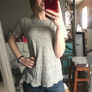 Old Navy Relaxed Short Sleeve Gray T-Shirt